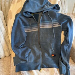 Aviator Nation Blue 5- stripe hoodie